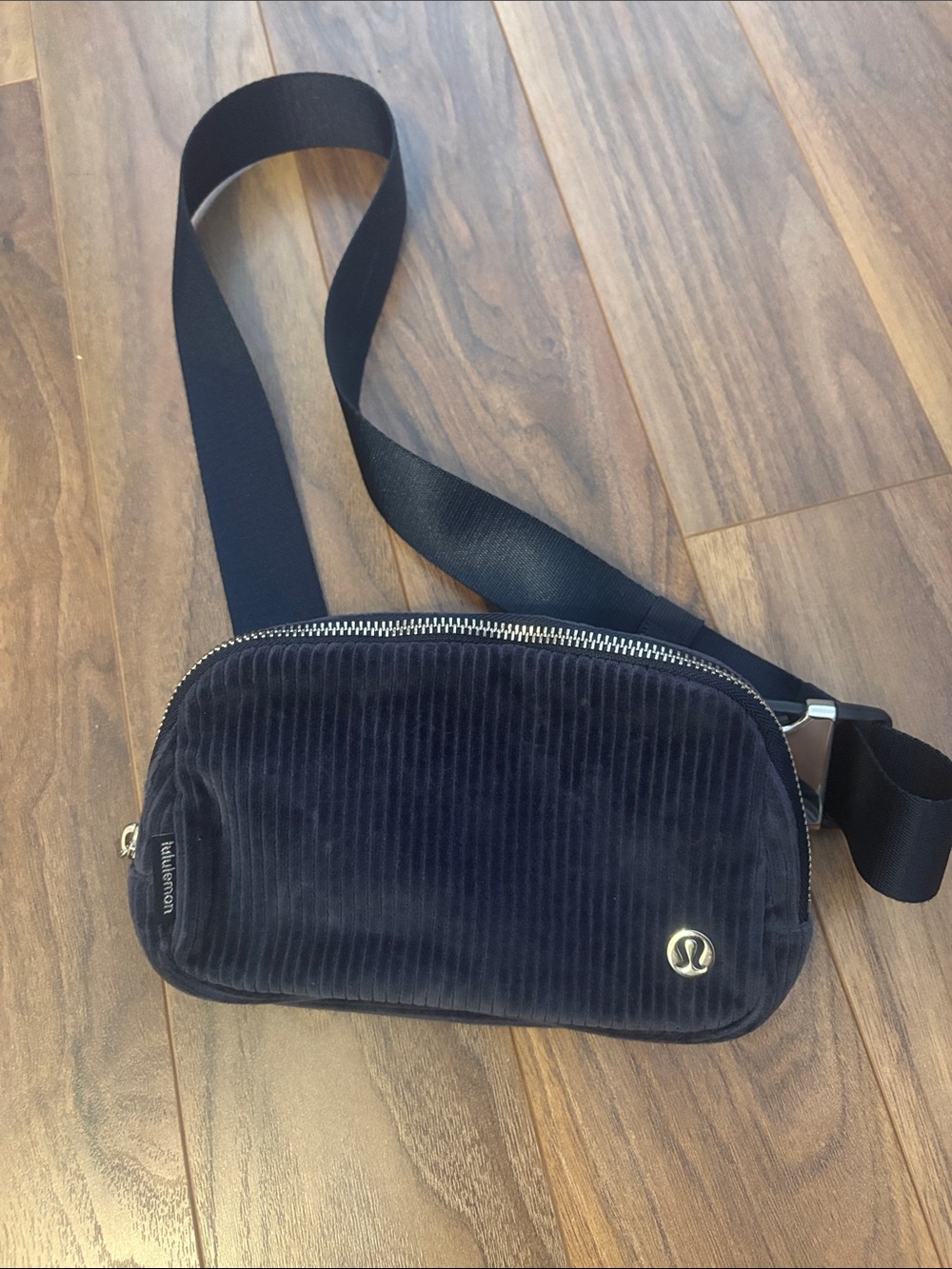 lululemon athletica Corduroy Navy Crossbody Belt Bag